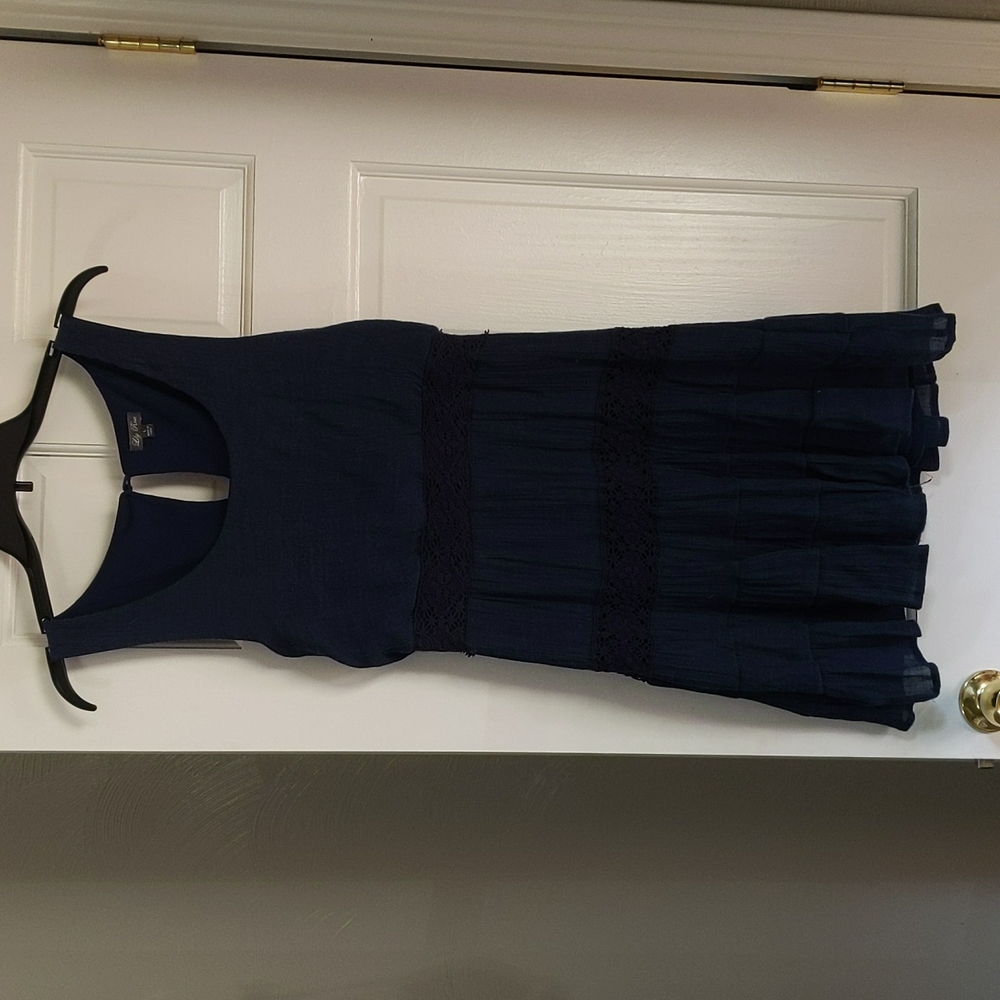 Summer dress - navy blue